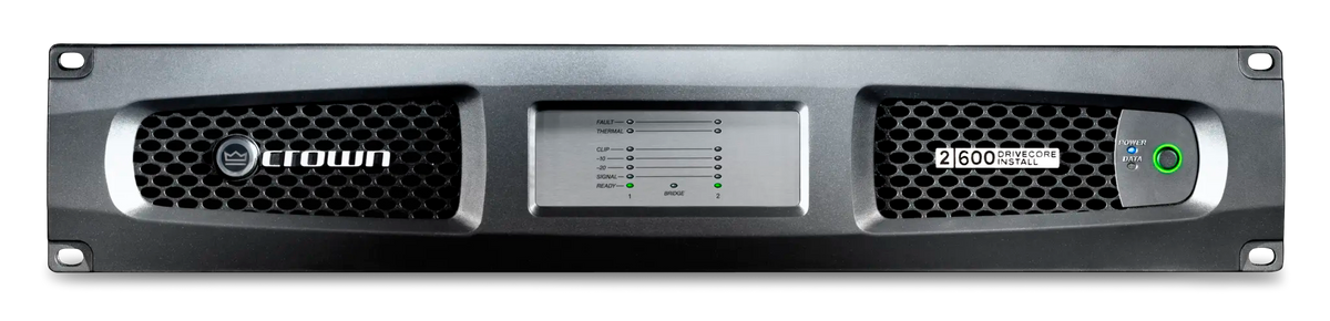 Crown DCi 2|600, Two-channel, 600W @ 4Ω Analog Power Amplifier; 70V/100V