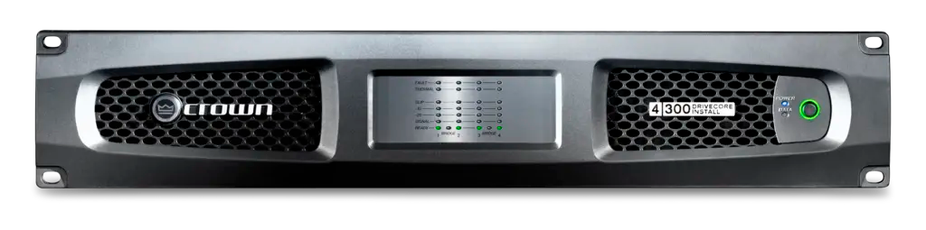 Crown DCi 4|300, Four-channel, 300W @ 4Ω Analog Power Amplifier, 70V/100V