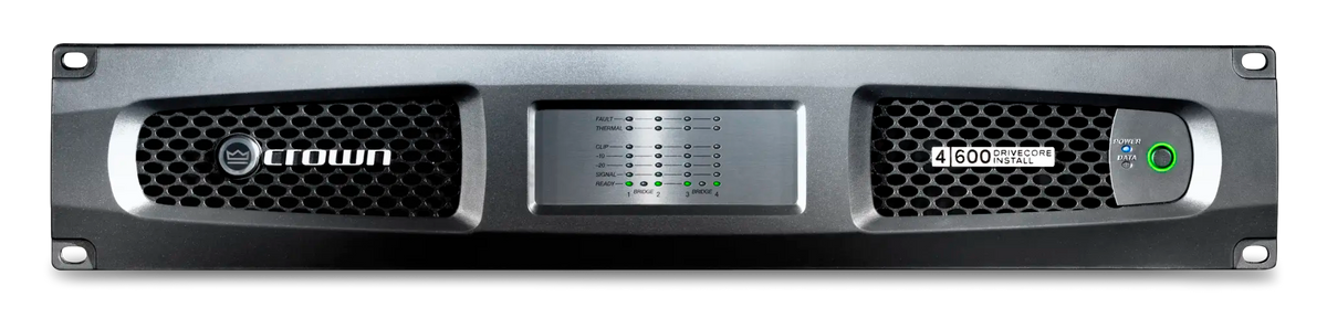 Crown DCi 4|600, Four-channel, 600W @ 4Ω Analog Power Amplifier, 70V/100V