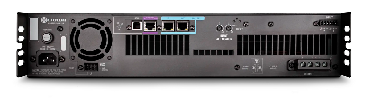 Crown DCi 2300 Two-channel, 300W @ 4Ω Power Amplifier with BLU link,