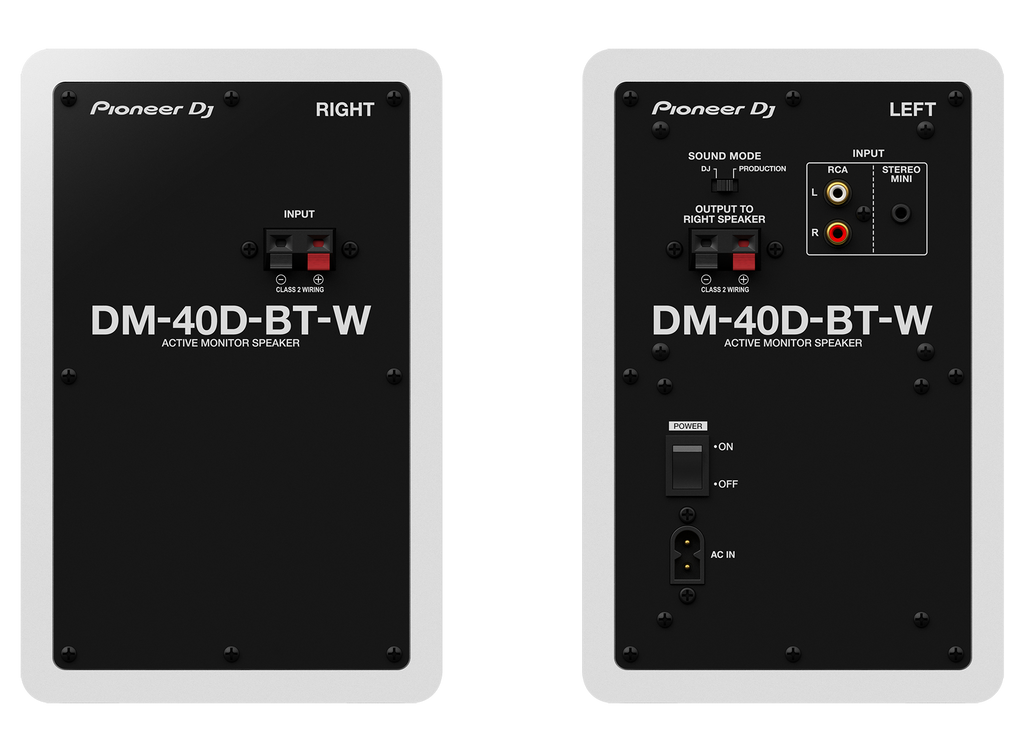 PIONEER DM-40D-BT- (White)