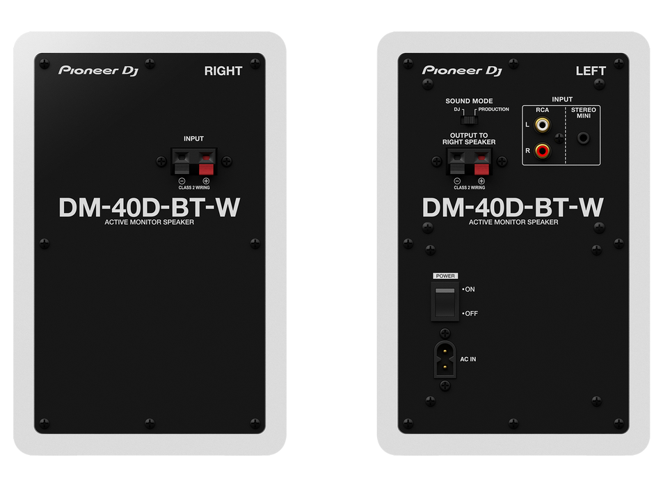 PIONEER DM-40D-BT-W