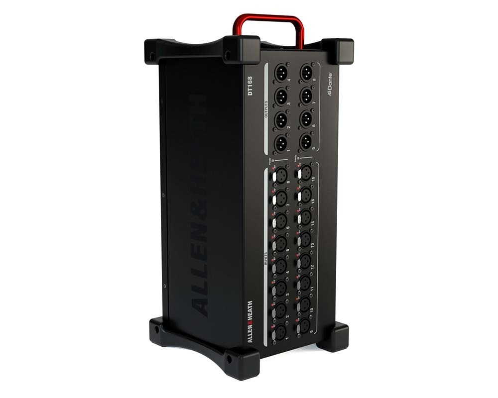Allen & Heath DT168 16 XLR Input / 8 XLR Output Dante I/O Expander