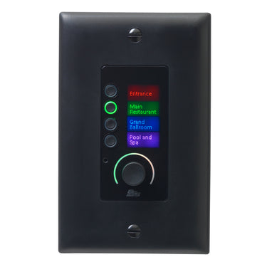 BSS EC-4BV Ethernet Controller with 4 Buttons and Volume Control - Black