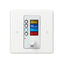 BSS EC-4BV Ethernet Controller with 4 Buttons and Volume Control - White