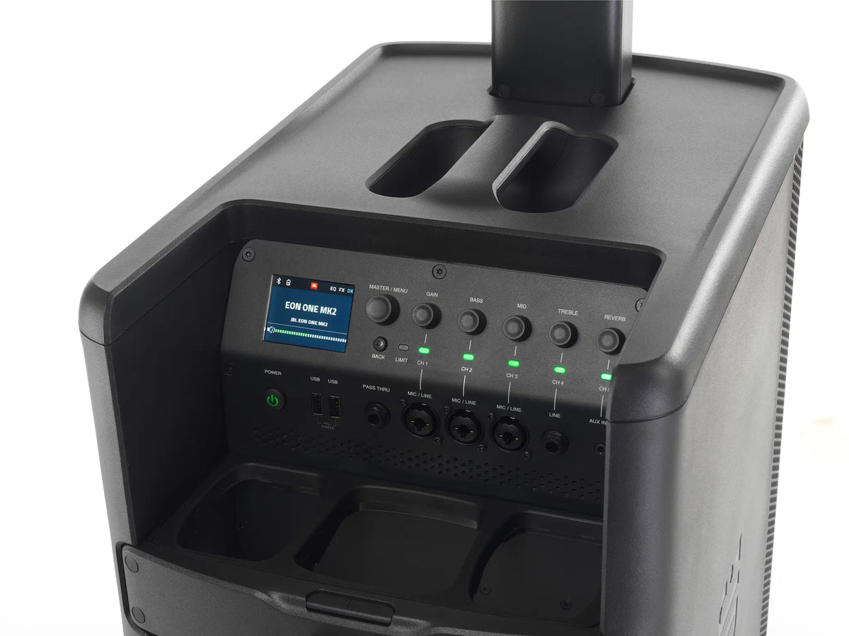 JBL EON One MK2, All-In-One Rechargeable Column PA with Built-In Mixer and DSP