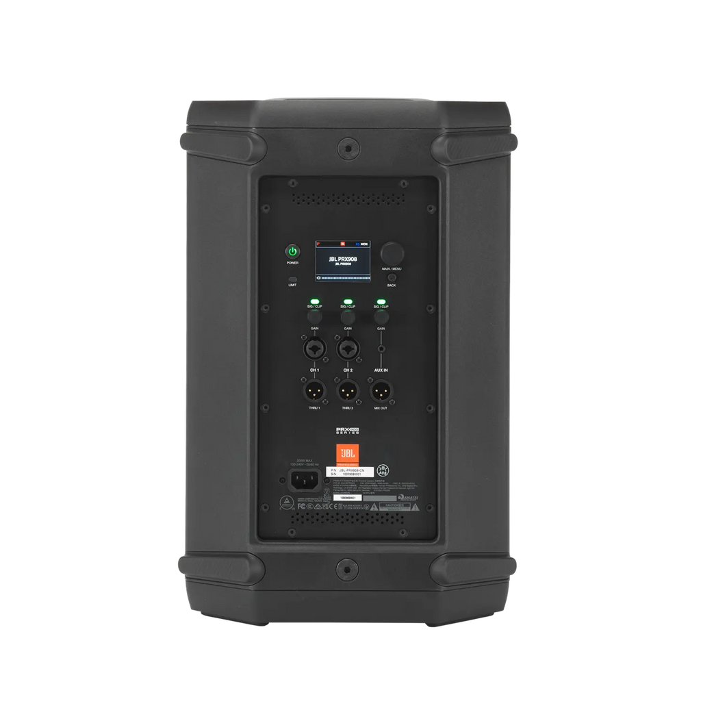 JBL PRX908, Professional Powered Two-Way 8-inch PA Loudspeaker