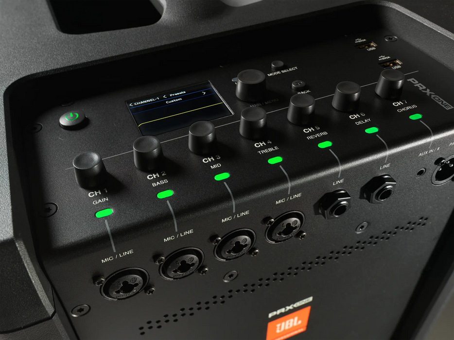 JBL PRX ONE, ALL-IN-ONE POWERED COLUMN PA WITH MIXER AND DSP