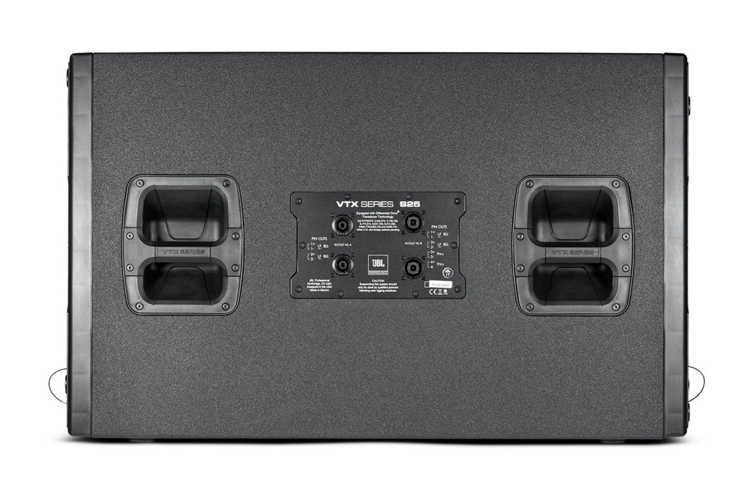 JBL VTX S25, Suspendable, Cardioid-Arrayable, Dual 15-inch Subwoofer