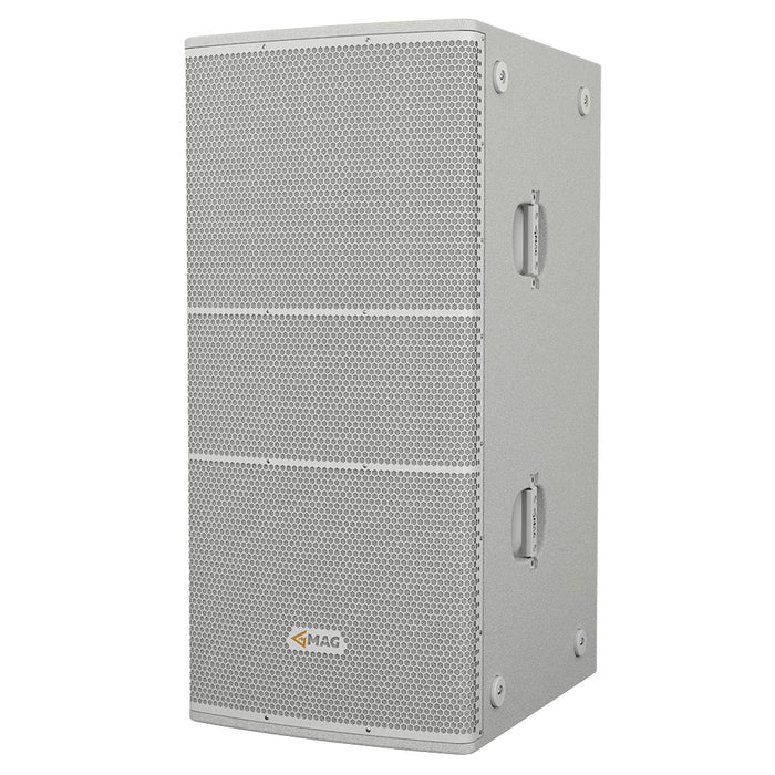 Mag Audio Sub 28A, White Powered Subwoofer