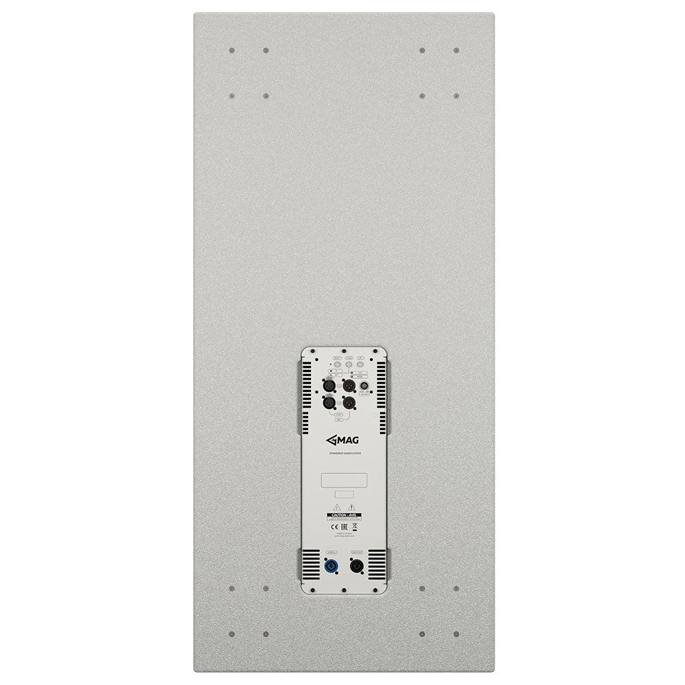 Mag Audio Sub 28A, White Powered Subwoofer