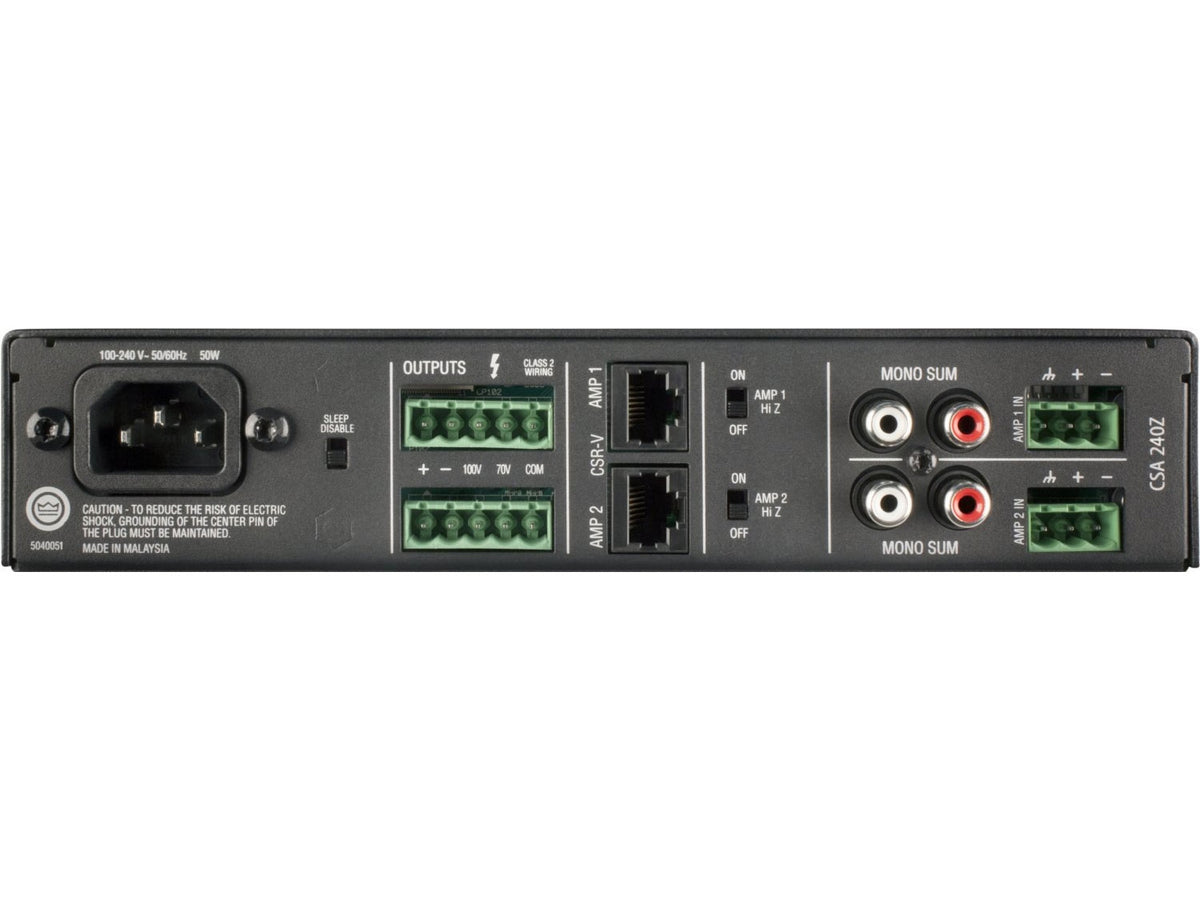 JBL CSA 240Z - 2x40W Commercial Amplifier