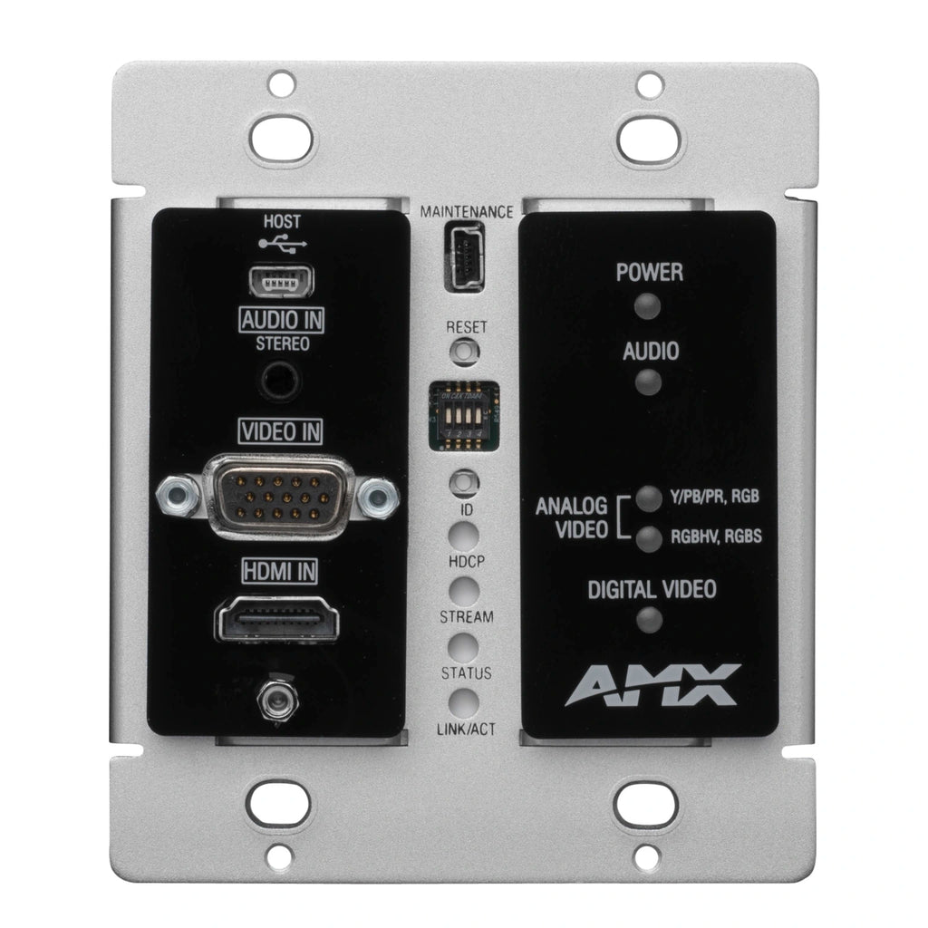 AMX NMX-ENC-N2315-WP Wallplate Encoder WH