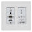 AMX NMX-ENC-N2315-WP Wallplate Encoder WH