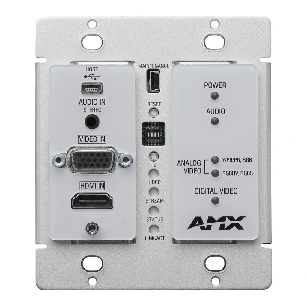 AMX NMX-ENC-N2315-WP Wallplate Encoder WH