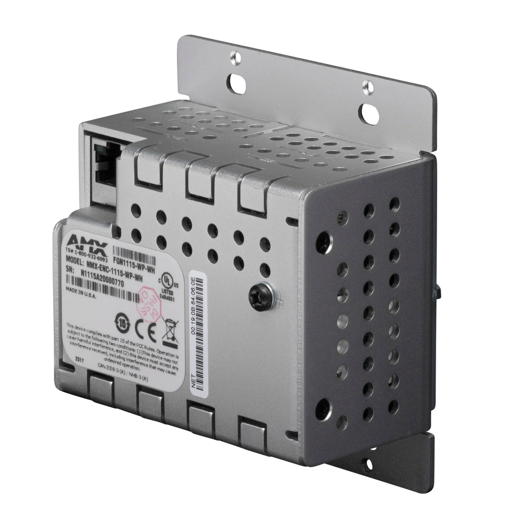 AMX NMX-ENC-N2315-WP Wallplate Encoder WH