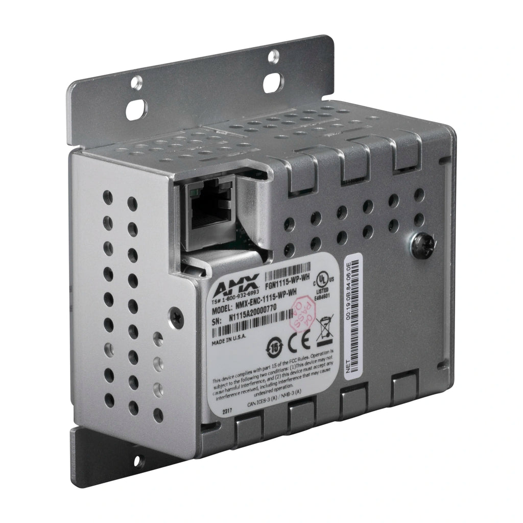 AMX NMX-ENC-N2315-WP Wallplate Encoder WH