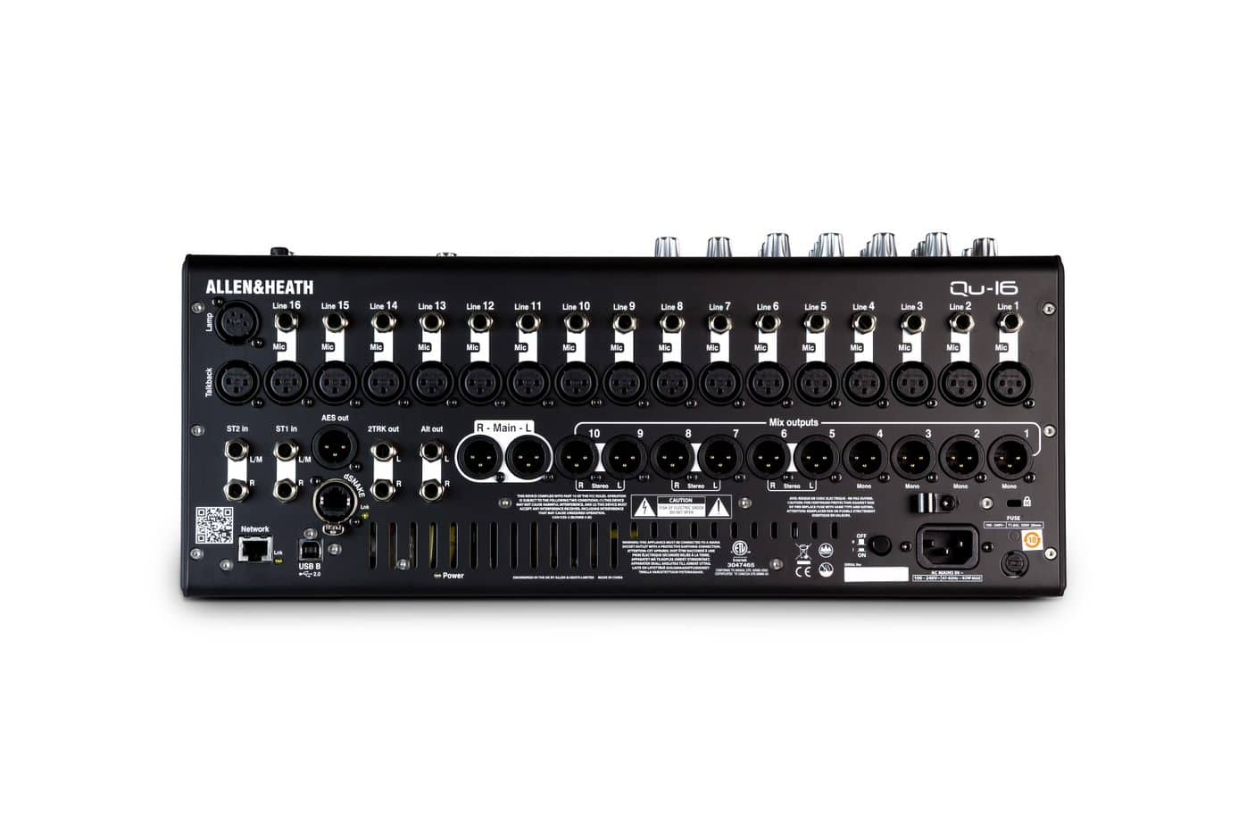 Allen & Heath Qu-16 Compact 22in / 12out Digital Mixer
