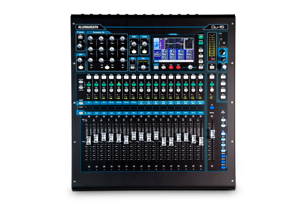 Allen & Heath Qu-16 Compact 22in / 12out Digital Mixer