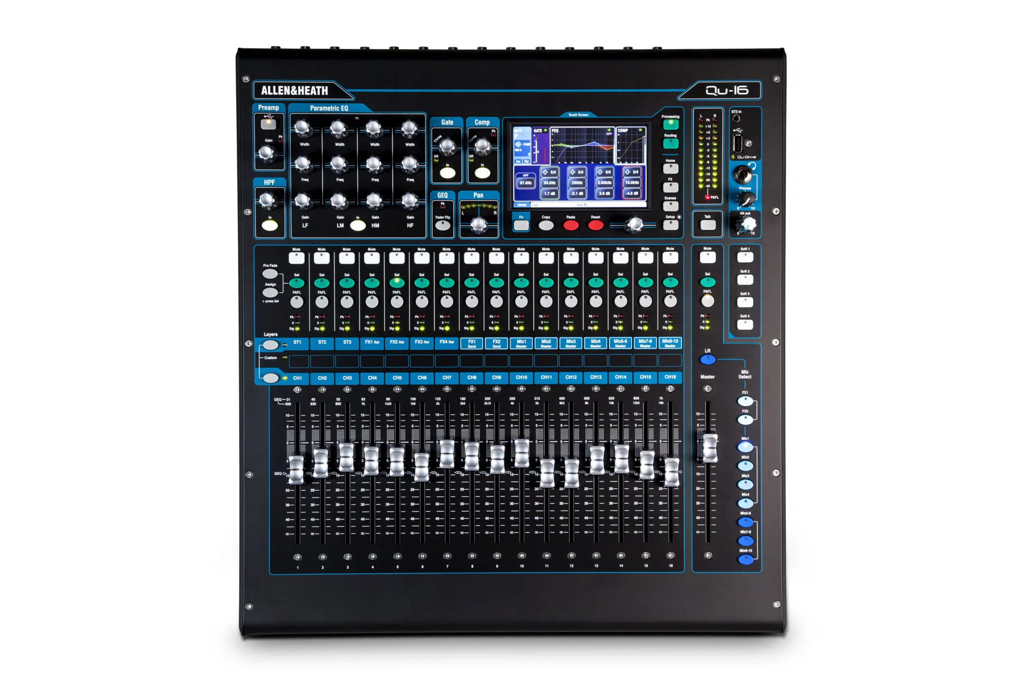 Allen & Heath Qu-16 Compact 22in / 12out Digital Mixer