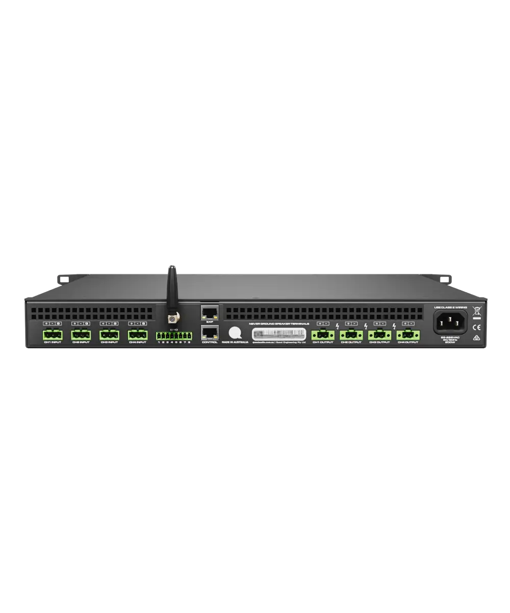 Quest QXD-1K  Power Amplifier with DSP and Network Capability