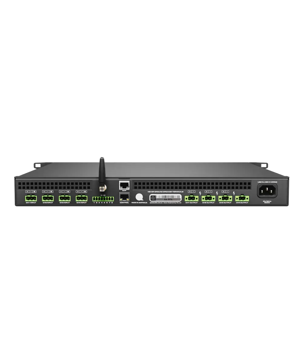 Quest QXD-2K  Power Amplifier with DSP and Network Capability