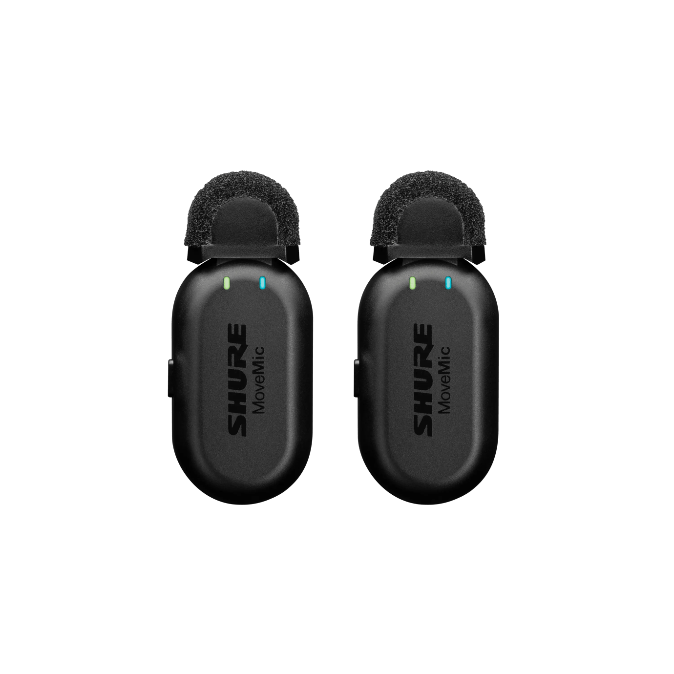 Shure MoveMic Two Receiver Kit, Two-Channel Wireless Lavalier Microphone System With Receiver