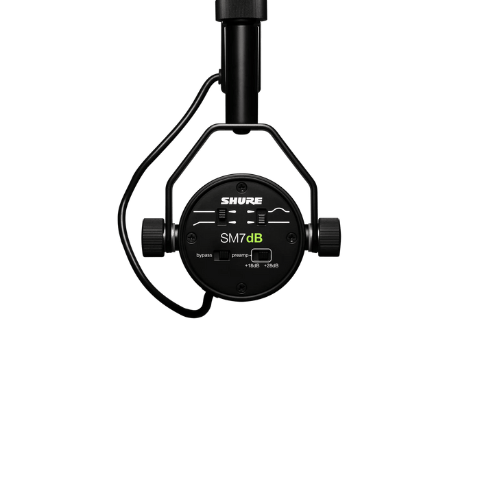 Shure 7dB, Dynamic Vocal Microphone With Built-in Preamp