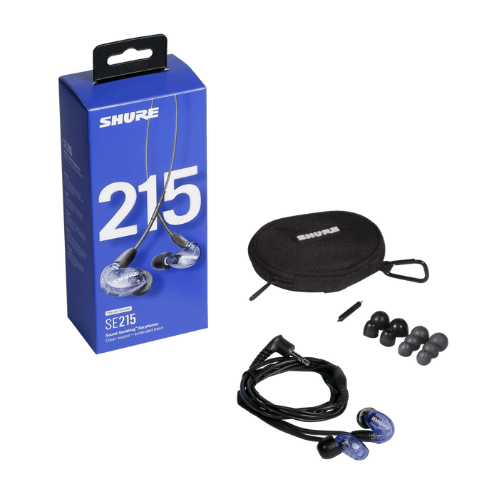 Shure SE215 PRO, Professional sound Isolating Earphones