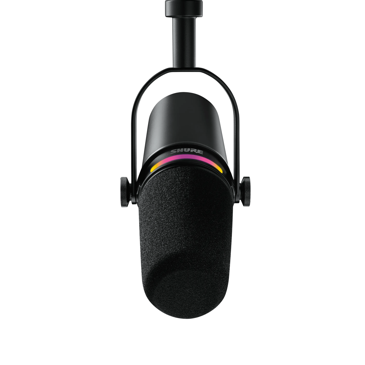 Shure MV7+ Podcast Microphone. Enhanced Audio, LED Touch Panel, USB-C & XLR Outputs, Auto Level Mode, Digital Pop Filter, Reverb Effects, Podcasting, Streaming, Recording - Black