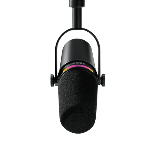 Shure MV7+ Podcast Microphone. Enhanced Audio, LED Touch Panel, USB-C & XLR Outputs, Auto Level Mode, Digital Pop Filter, Reverb Effects, Podcasting, Streaming, Recording - Black