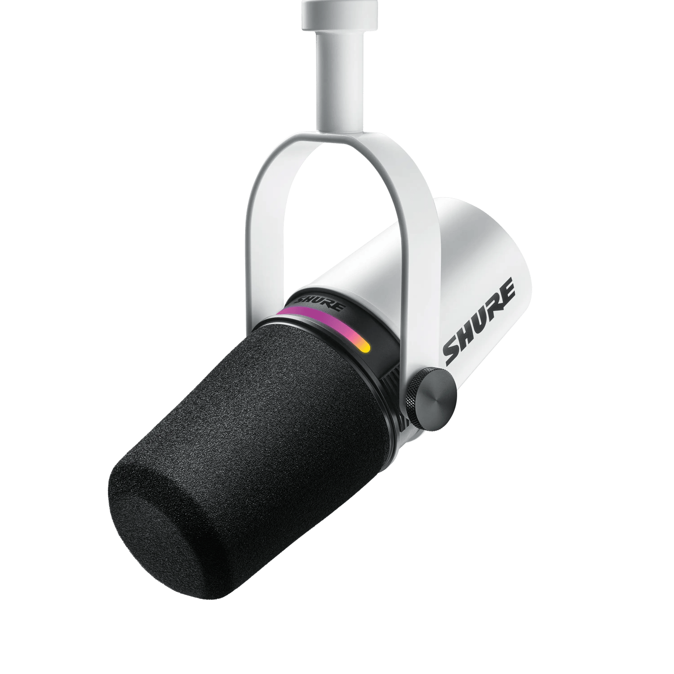 Shure MV7+ Podcast Microphone. Enhanced Audio, LED Touch Panel, USB-C & XLR Outputs, Auto Level Mode, Digital Pop Filter, Reverb Effects, Podcasting, Streaming, Recording - Black
