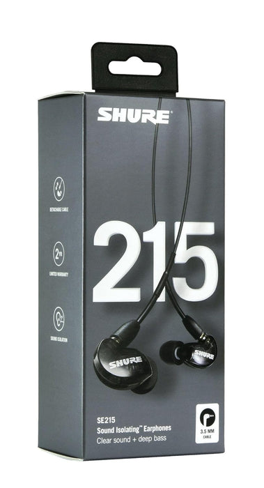 Shure SE215 PRO, Professional sound Isolating Earphones