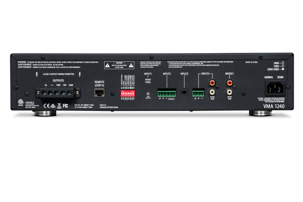 JBL VMA 1240 1X240W MIXER AMP 230-240V