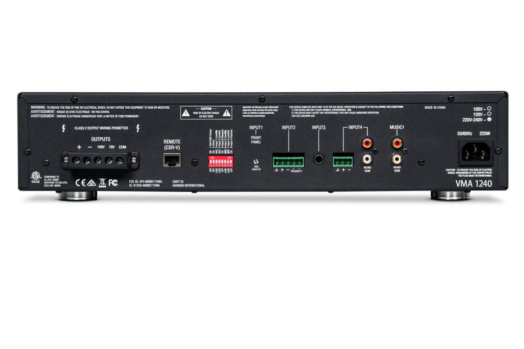 JBL VMA 1240 1X240W MIXER AMP 230-240V