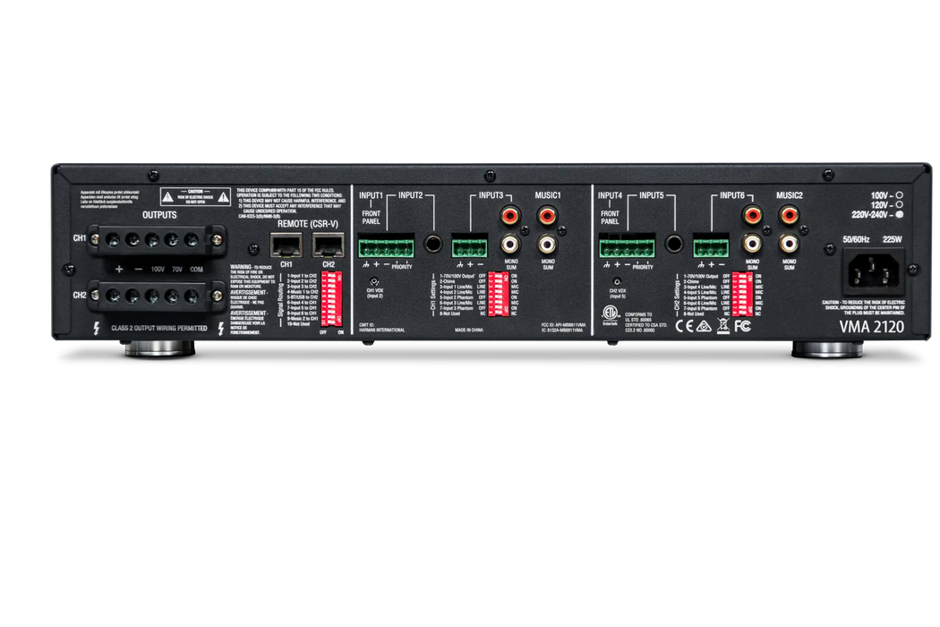 JBL VMA 2120 2X120W MIXER AMP 230-240V