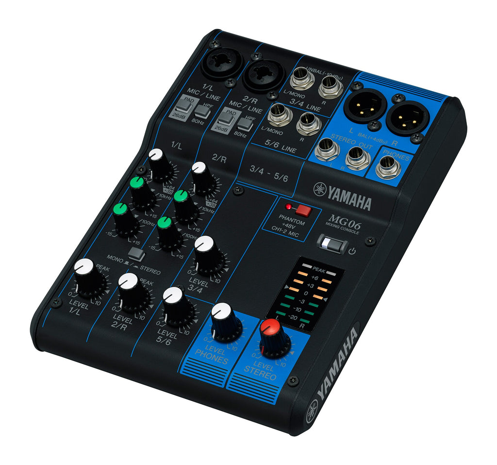 Yamaha MG06 Analog Mixing Console