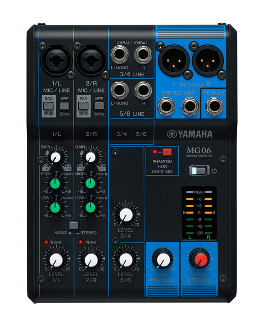 Yamaha MG06 Analog Mixing Console