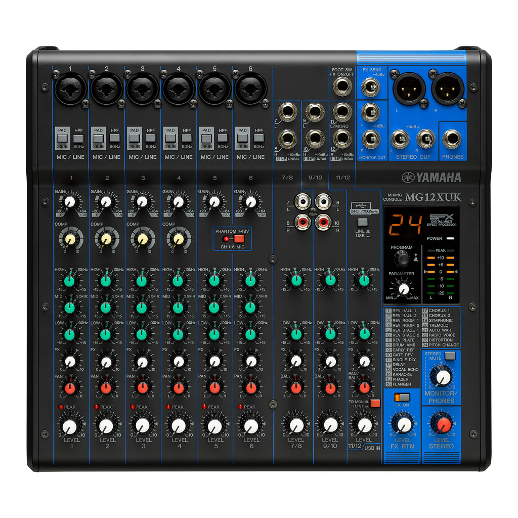 Yamaha MG12XUK Analog Mixing Console
