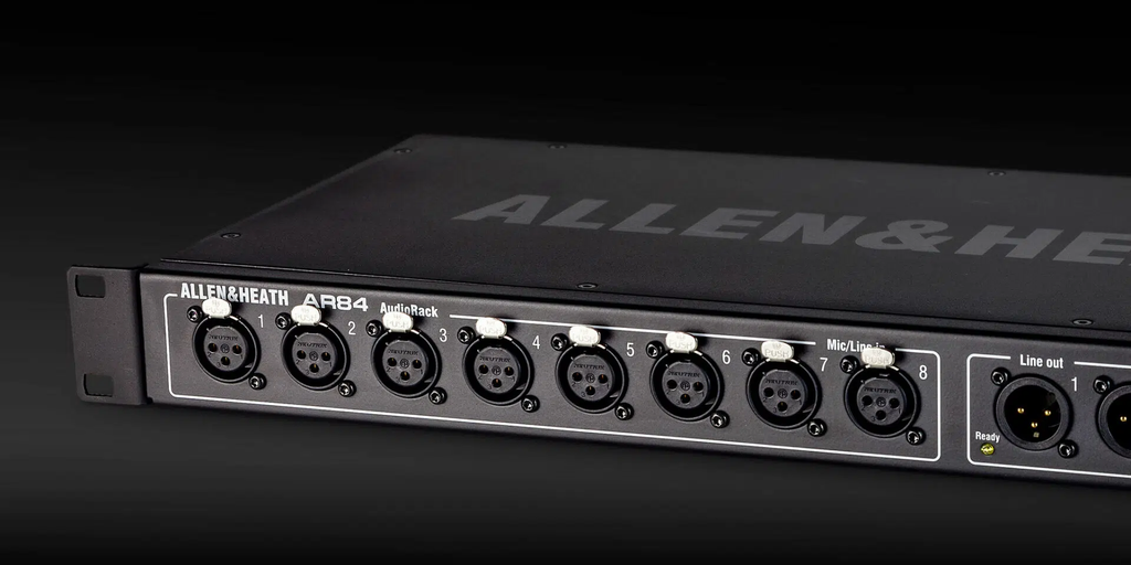 Allen & Heath AR84 8 XLR Inputs/4 XLR Outputs Expander AudioRack for the GLD Digital Mixing System