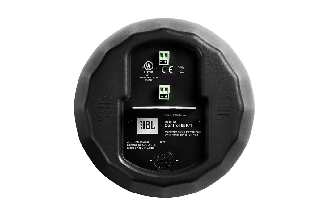 JBL Control 65 P/T Compact Full-Range Pendant Speaker