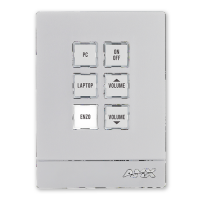 AMX MCP-106P-WH,MASSIO 6-BUTTON CONTROLPAD