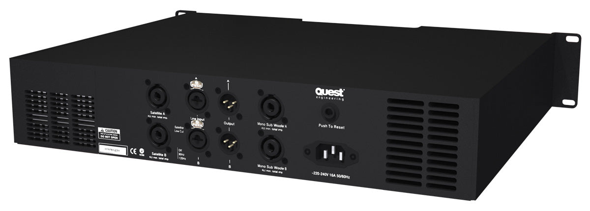 Quest QM1000P Complete Sub/Satellite Amplifier System